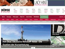 Tablet Screenshot of boerse-online.de